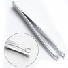 VANGLI Tweezers Universal Eyebrow Tweezers Nose Hair Trimming Tweezers Round Head Perfect Stainless Steel Nose Ingrown Hair R