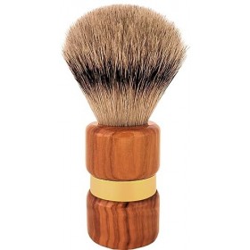 Hans Baier Exclusive Blaireau de rasage en bois dolivier