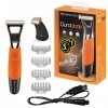 Remington Tondeuse Multifonction Homme Cheveux et Barbe, Etanche, 4 Sabots, Tond, Rase, Stylise, Batterie Lithium - MB070 Dur