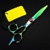 Ciseaux de coupe de cheveux, 5,5 pouces professionnels 440c coupe ciseaux de cheveux Salon maquillage cisailles coupe outils 