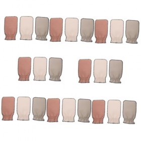 FOMIYES 24 Pièces Serviette Exfoliante Serviette De Nettoyage Gants De Spa Gant De Bain Exfoliant Nettoyant Pour Le Corps Gan