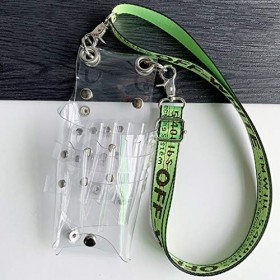 QULACO Étanche PVC Transparent Coupe Ciseaux barbier Outils Sac Coiffeur Cheveux Ciseaux Sac Pochette Coiffure Ciseaux Sac