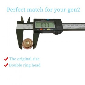 Têtes de rechange pour épilateur du visage génération 2 pour finition tactile impeccable pour femme, double halo indolore et 