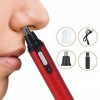 Nose Hair Trimmer For Ears Finisher Men Femme - Tondeuse à Barbe Nez Sourcils, Tondeuse Nez Oreilles Epilateur, Tondeuse Du N