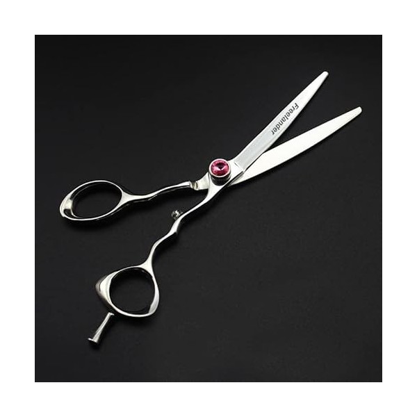 Ciseaux de coupe de cheveux, ciseaux de coiffure professionnels de 6 pouces, ciseaux de coupe de cheveux argentés, outils de 