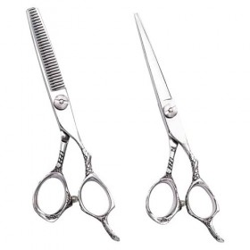 Ciseaux De Coiffeur Ciseaux De Coupe De Cheveux, 6 Pouces Salon Professionnel Outils De Coupe De Cheveux Amincissement Coupe 