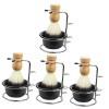 FRCOLOR 5 Ensembles Mousse À Raser Bol Voyage Ensemble Voyage Crème À Raser Crème À Raser Pour Hommes Tasse À Raser Avec Supp