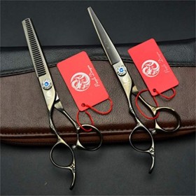 6,0 Pouces Main Gauche Coiffure Ciseaux De Coiffure Set Acier De Qualité Ciseaux Cheveux Ciseaux Dilution Professionnel Salon