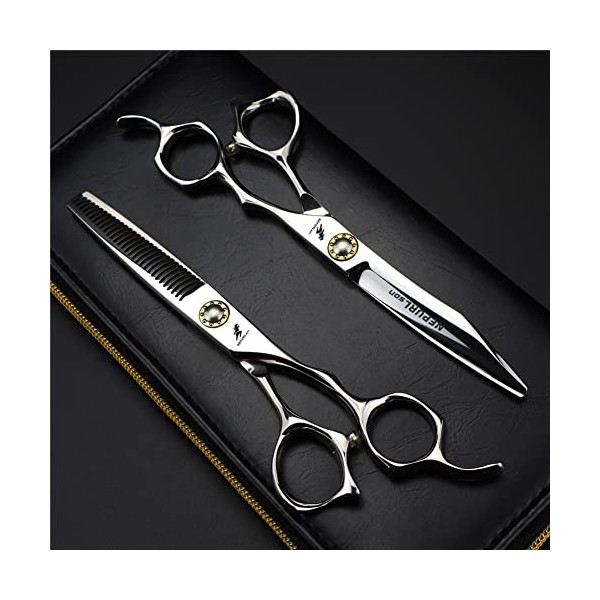 leybold Ciseaux De Coiffure Professionnels, Kit De Coupe De Ciseaux À 6 Pouces, Cisailles De Cheveux pour La Maison Et Le Sal