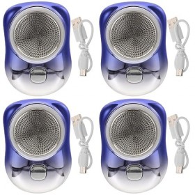 FRCOLOR 4 Pièces Rasoir Électrique USB Rasoir Rasoirs Électriques Rasoirs Électriques Pour Hommes Charge De Voyage Abs Galvan