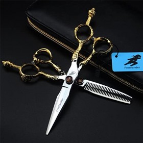 KOAIEZ Ensembles De Ciseaux De Coupe À Cheveux Professionnels De 6,0 Pouces, 440C en Acier Inoxydable Barber Ciseaux De Coiff