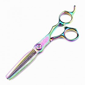 ciseaux de coiffeur Ciseaux de coupe de cheveux, Ciseaux professionnels haut de gamme de 6 pouces Rianbow Damas Ciseaux à che