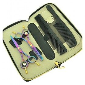 Cheveux Ciseaux 5,5 "Ciseaux de coiffure ciseaux, barbiers professionnels cisailles de cisailles de ciseaux de coiffure de co