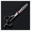 Salon Hair Cutting Scissors Coiffure Professional Hair Scissors Thinning Shear Barber Scissors Haircut Anti-slip Couleur : C