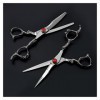 Salon Hair Cutting Scissors Coiffure Professional Hair Scissors Thinning Shear Barber Scissors Haircut Anti-slip Couleur : C