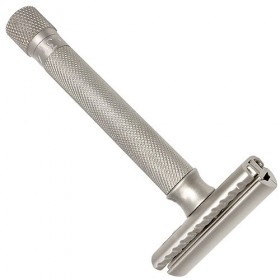 Parker Safety Razor variante réglable Rasoir de sécurité tout Mate finition chrome - lames non incluses