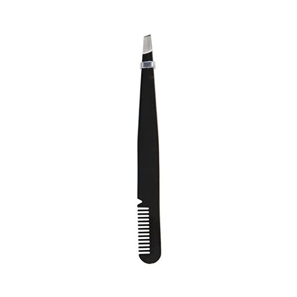 VANGLI Tweezers Stainless Eyebrow Tweezers Brush Comb Eyelashes Extension Double Eyelids Clip