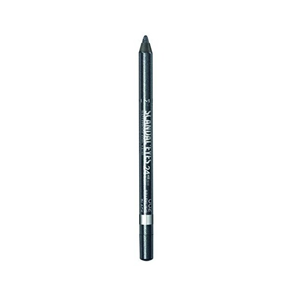 Rimmel - Crayon Khôl Scandaleyes Waterproof - Couleur intense - Texture Douce - 001 Black - 1,3gr