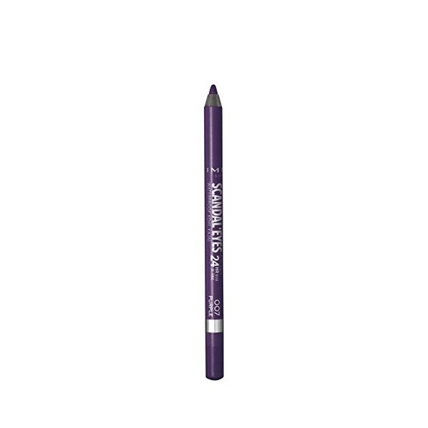 Rimmel - Crayon Khôl Scandaleyes Waterproof - Couleur intense - Texture Douce - 001 Black - 1,3gr