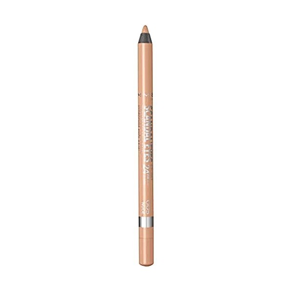 Rimmel - Crayon Khôl Scandaleyes Waterproof - Couleur intense - Texture Douce - 001 Black - 1,3gr