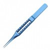 VANGLI Tweezers Fine Titanium Alloy Hair Planting Tweezers Hair Planting Tweezers Hair Follicle Planting Transplanting Forcep