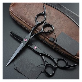 Ciseaux à cheveux ondulés de 2 à 6 pouces, ensemble de coupe de cheveux amincissante, ciseaux de coiffeur, ciseaux plats, cis