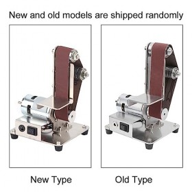 Meuleuse de Polissage Bricolage, Modèle de Moteur 775 110-240 V Ponceuse à Bande électrique Mini Ponceuse à Bande électrique 