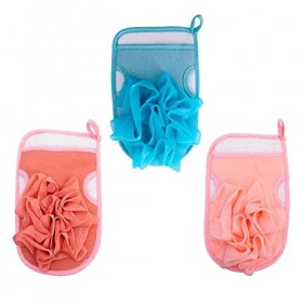 Mitt Men Bubble with Dead Exfoliating Loofahs Pouf de salle de bain Gants rouges Loofah Blue Women Scrubber Brush Pink Spa Ma
