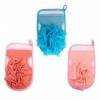 Mitt Men Bubble with Dead Exfoliating Loofahs Pouf de salle de bain Gants rouges Loofah Blue Women Scrubber Brush Pink Spa Ma