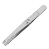 VANGLI Tweezers Eyebrow tweezers Stainless steel inclined tip eyebrow tweezers clip facial hair removal eyelash makeup tool c