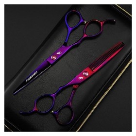 Ciseaux Coiffure Ciseaux De Coiffure For Gaucher 6,0 ", Ciseaux De Coiffeur Coupe Et Amincissement Des Cheveux Parfait For Le