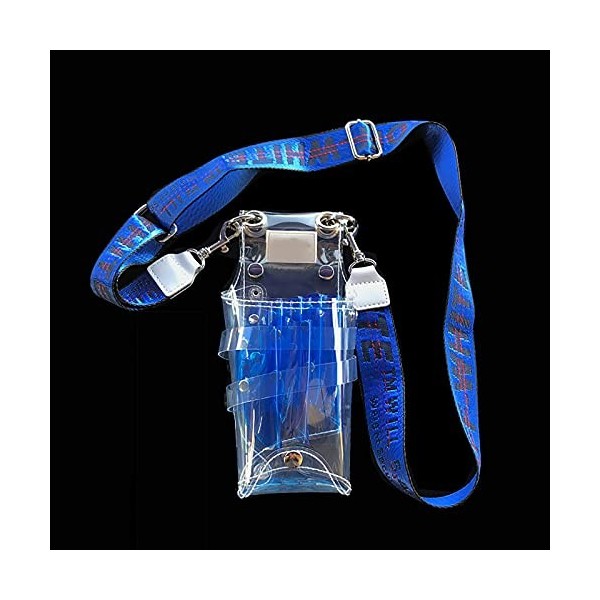 QULACO Ins Transparent Ciseaux Sac pour Coiffure Coiffeur Coiffeur Ciseaux Cisaille Coiffeur Taille Titulaire Cas Sac Unique 