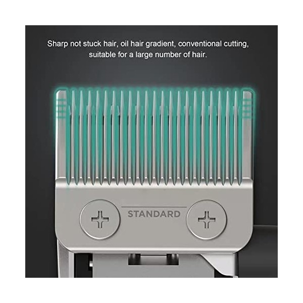 Tondeuse à Cheveux pour Hommes Poignée Ergonomique Rasoir électrique sans Fil Professionnel Tondeuse à Barbe Rasoir électriqu