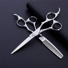 Couper Les Cheveux Coiffure Ciseaux, 440C 6.0" Professionnel Ciseaux De Coiffure Set, Ciseaux De Coupe, Eclaircie Ciseaux, Sa