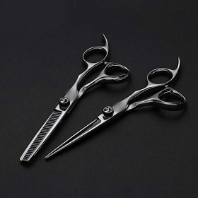 Strumenti per taglio dei capelli, Ensemble professionnel de coiffure de 6 pouces, outil de coupe de cheveux plat + ciseaux de