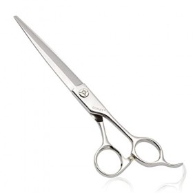 GUNST Ciseaux de coiffeur professionnels de 17,8 cm 440C pour coiffeur, argent