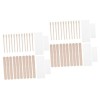 FRCOLOR 1200 Pièces Outils En Bois Jetables Bandes De Cire Pour Le Visage Bandes De Cire Non Tissées Spatule À Cire Bandes De