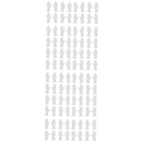 Healeved 300 Pièces Gants En Vinyle Gants En Nitrile Jetables Gants De Sécurité Gants DExamen En Nitrile Gants En Pvc Gants 