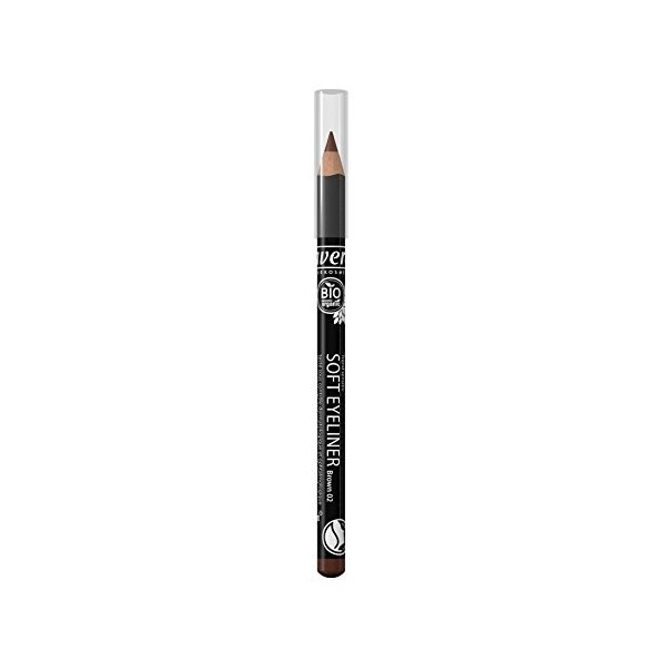 lavera eye-liner doux - Soft Eyeliner- Grey 03 - précise et délicate - vegan - Cosmétiques naturels - Make up - Ingrédients v