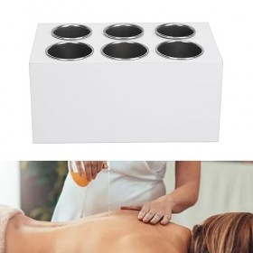 Diffuseur Dhuiles Essentielles Chauffe-huile Essentielle Température Constante Chauffe-huile de Massage à 6 Compartiments po