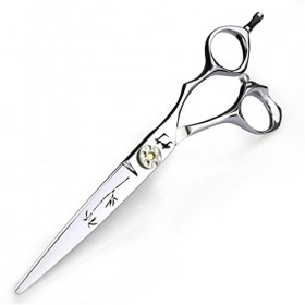 Ciseaux De Coiffure Tranchants De 6,0 Pouces À Bord Droite, Cisaillements De Coiffure En Acier Inoxydable 440C Multifonctionn