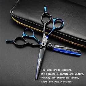 SXFZQ Ciseaux de Coupe des Cheveux Professionnels 6,0 Pouces Ensemble de Coiffure de Salon Haut de Gamme - Ciseaux daminciss
