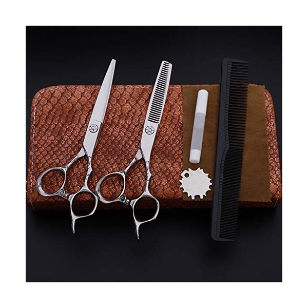 6.0" Ciseaux De Coiffure À Épiler De Ciseaux Set, Ciseaux Cheveux 440C Outil Styling en Acier Inoxydable and Light Sharp , p