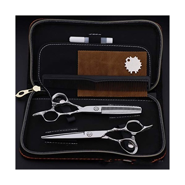 6.0" Ciseaux De Coiffure À Épiler De Ciseaux Set, Ciseaux Cheveux 440C Outil Styling en Acier Inoxydable and Light Sharp , p