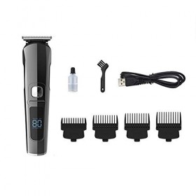 ZXCVASDF Tondeuse électrique Cheveux Beard Multifonctions Hommes Kit sans Fil Barbe Esthéticienne Coupe de Cheveux Kit de pré