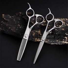 HIJIN 6,0 Pouces Ciseaux Cheveux Set, Ciseaux De Coiffure De Sharp Premium Barbiers Coiffure Dilution Ciseaux Ciseaux De Coup