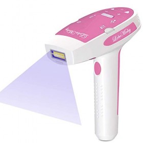 Faithvhk Dispositif DéPilation Permanente Ipl - Laser DéPilation Beauté Pour Femmes Et Hommes à Domicile Appareil Pour Perm