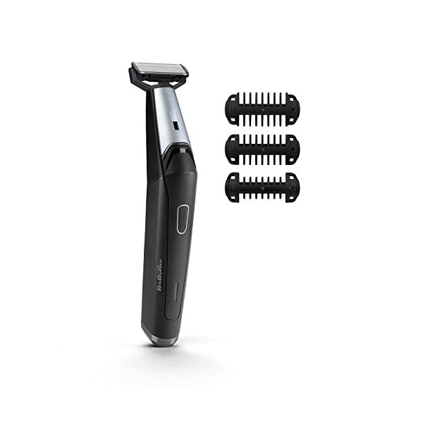 BaByliss Triple S Tondeuse à barbe Lame en acier inoxydable durable Puissance au lithium