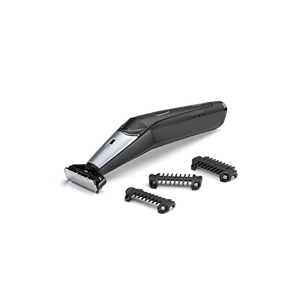 BaByliss Triple S Tondeuse à barbe Lame en acier inoxydable durable Puissance au lithium