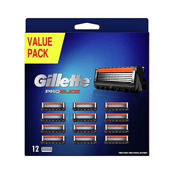 Gillette ProGlide Recharge Blades pour homme 12 pièces